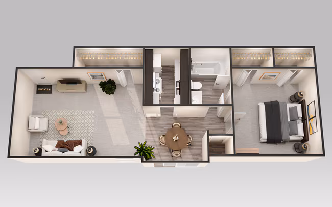 Unit 823D 823D floor plan